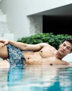 2EROS Beach Shorts^S50 Print Shorts-Torch