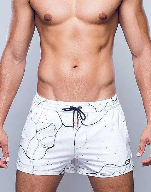 2EROS Beach Shorts^S50 Print Swimshorts-Marble