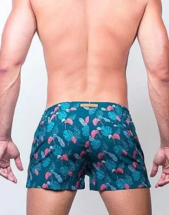 2EROS Sustainable Beachwear^S50 Print Swimshorts-Monstera