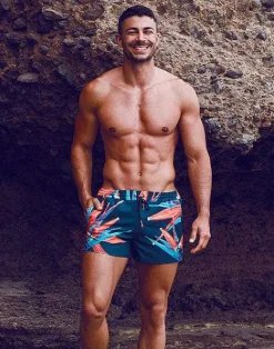 2EROS Beach Shorts^S50 Print Swimshorts-Paradise