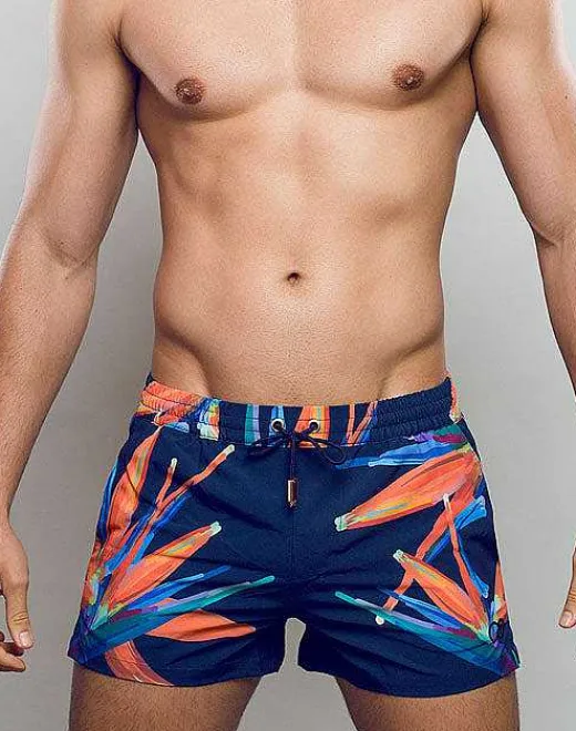 2EROS Sustainable Beachwear^S50 Print Swimshorts-Paradise