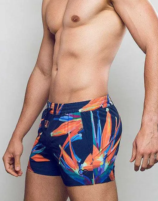 2EROS Sustainable Beachwear^S50 Print Swimshorts-Paradise