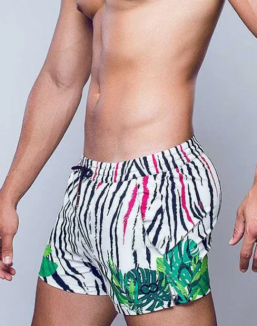 2EROS Beach Shorts^S50 Print Swimshorts-Siberian