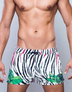 2EROS Beach Shorts^S50 Print Swimshorts-Siberian