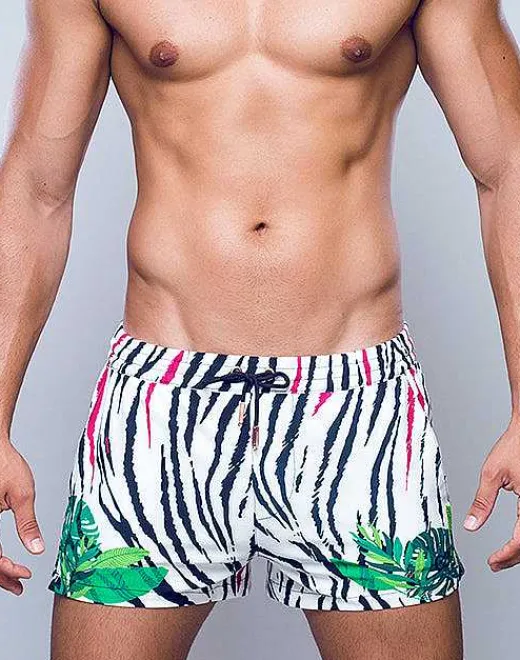 2EROS Beach Shorts^S50 Print Swimshorts-Siberian