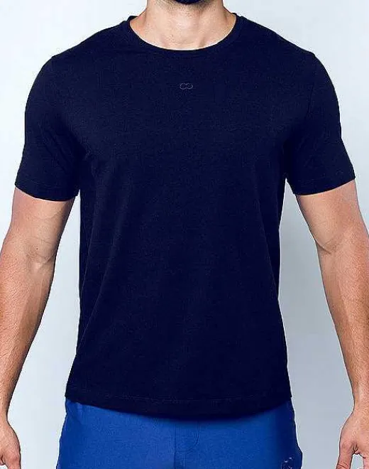 2EROS Beach Tops^T21 Peruvian Cotton Crewneck T-Shirt-Black