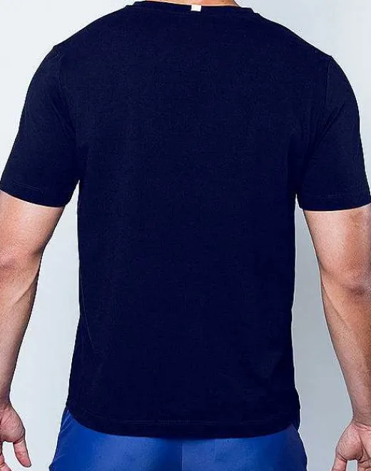 2EROS Beach Tops^T21 Peruvian Cotton Crewneck T-Shirt-Black