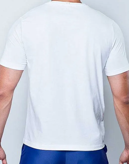 2EROS Beach Tops^T21 Peruvian Cotton Crewneck T-Shirt-White