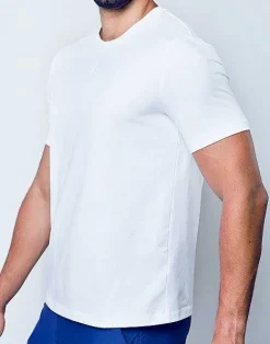2EROS Beach Tops^T21 Peruvian Cotton Crewneck T-Shirt-White