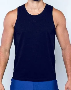2EROS Beach Tops^Ta21 Peruvian Cotton Tanktop -Black