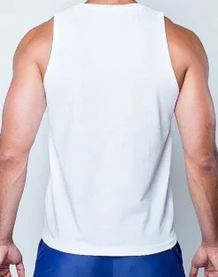 2EROS Beach Tops^Ta21 Peruvian Cotton Tanktop -White