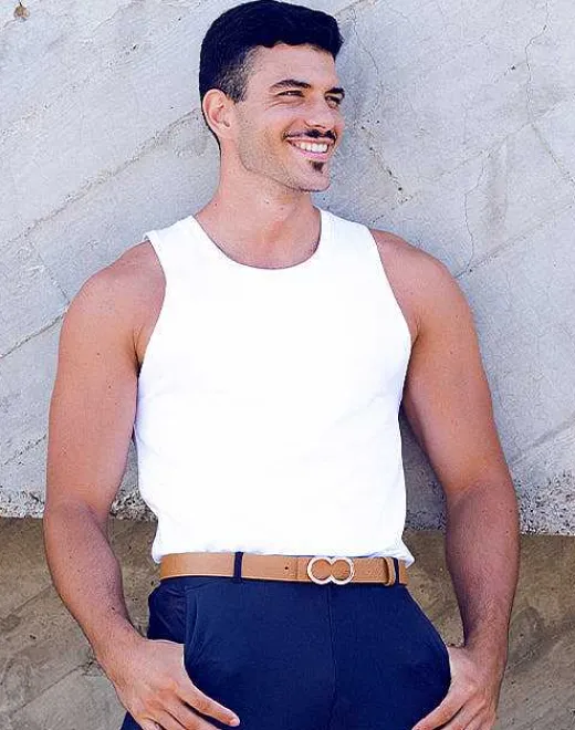 2EROS Beach Tops^Ta21 Peruvian Cotton Tanktop -White