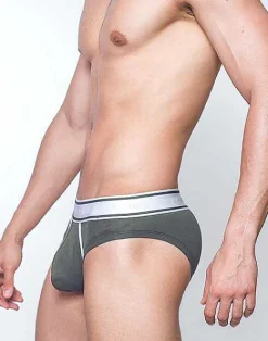 2EROS Briefs^Titan-Brief Underwear-Deep Depths Green