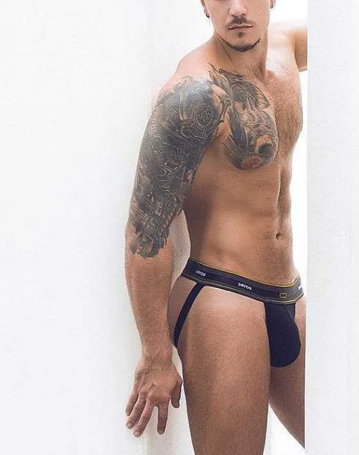 2EROS Jockstraps^U91 Adonis Jockstrap Underwear-Black