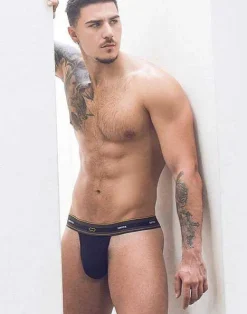 2EROS Thongs^U81 Adonis Thong Underwear-Black