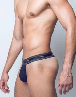 2EROS Thongs^U81 Adonis Thong Underwear-Black