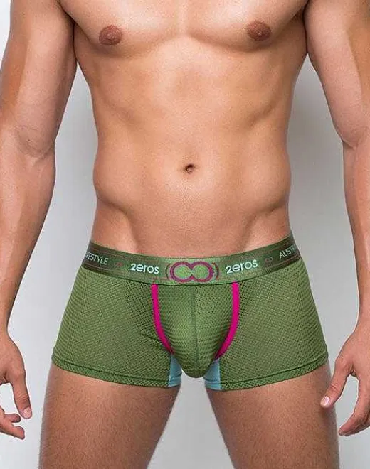 2EROS Trunks^U31 Aeolus Trunk Underwear-Green Gale