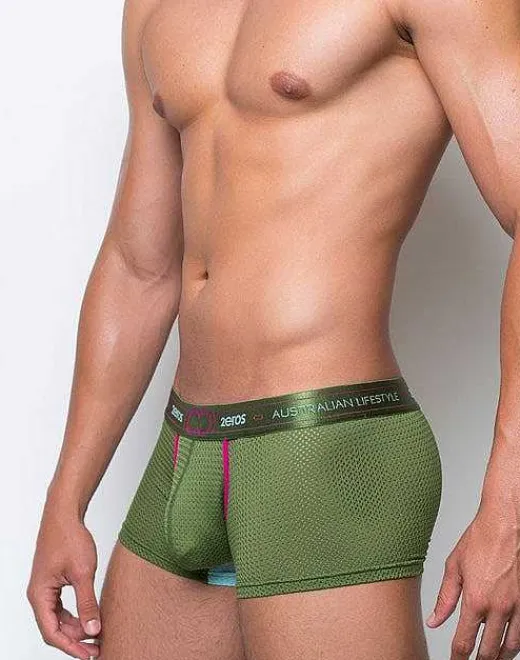 2EROS Trunks^U31 Aeolus Trunk Underwear-Green Gale