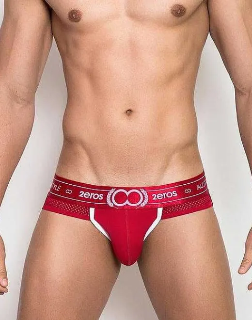 2EROS Active Underwear^U93 Apollo Jockstrap Underwear-Solar Red