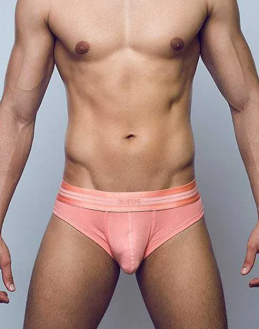2EROS Briefs^U20 Athena Brief Underwear-Peach Amber