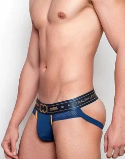 2EROS Jockstraps^U92 Nyx Jockstrap Underwear-Dark Ocean
