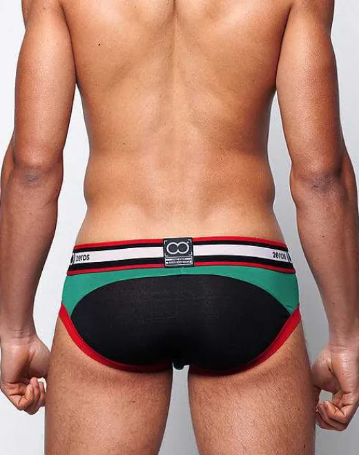 2EROS Briefs^U20 Vavoom Brief Underwear-Black/Green