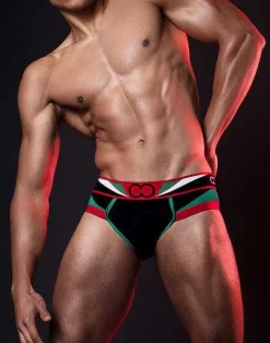 2EROS Briefs^U20 Vavoom Brief Underwear-Black/Green