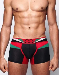 2EROS Trunks^U31 Vavoom Trunk Underwear-Black/Green