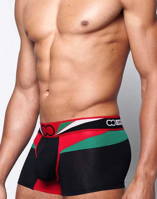 2EROS Trunks^U31 Vavoom Trunk Underwear-Black/Green