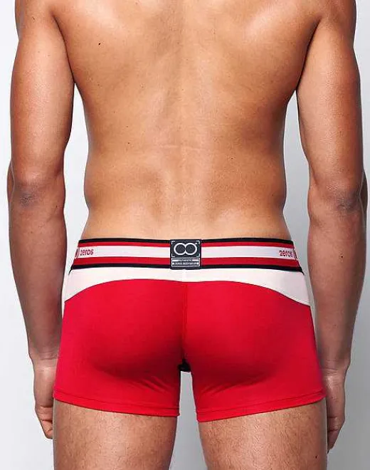 2EROS Trunks^U31 Vavoom Trunk Underwear-Red/White
