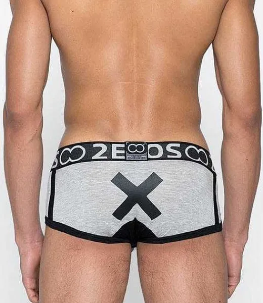 2EROS Trunks^U36 X-Series Trunk Underwear-Grey Marle