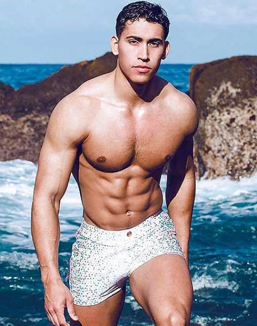 2EROS Sustainable Beachwear^V60 Bondi Print Swim Trunks-Moana