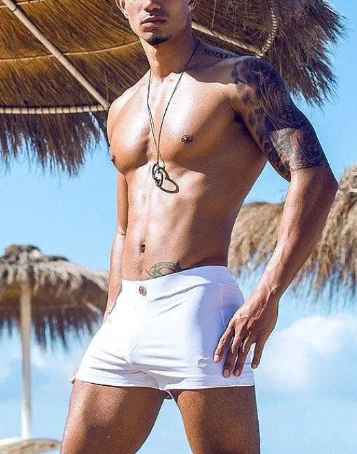 2EROS Swimwear^V60 Bondi (Series 1) Swim Trunks-White