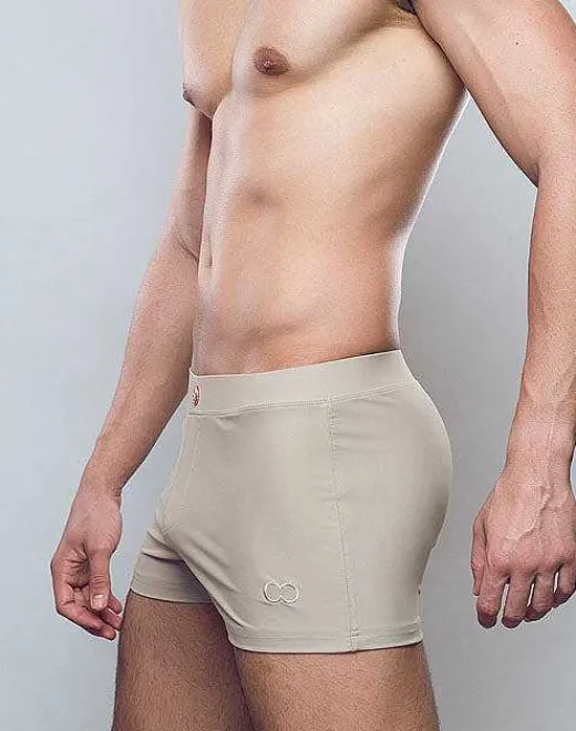2EROS Sustainable Beachwear^V60 Bondi (Series 1) Swim Trunks-Taupe