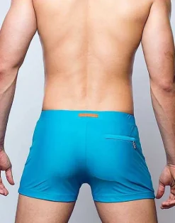 2EROS Sustainable Beachwear^V60 Bondi (Series 2) Swim Trunks-Breeze Green