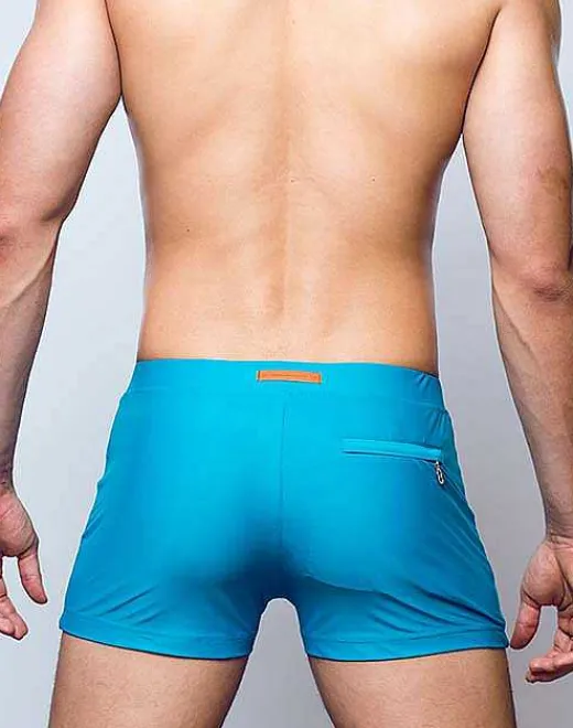 2EROS Sustainable Beachwear^V60 Bondi (Series 2) Swim Trunks-Breeze Green