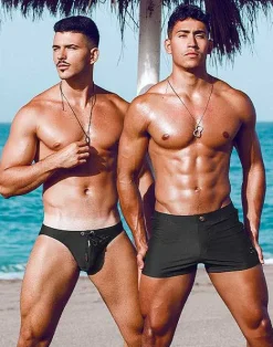 2EROS Swimwear^V60 Bondi (Series 2) Swim Trunk-Midnight Grey
