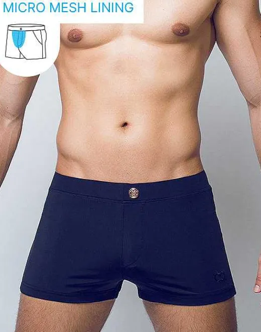 2EROS Sustainable Beachwear^V60 Bondi (Series 2) Swim Trunks-Black
