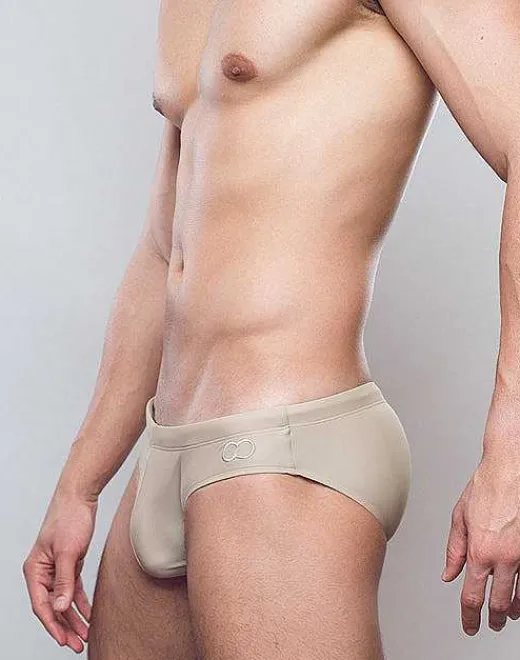 2EROS Sustainable Beachwear^V10 Core (Series 2) Swimwear-Taupe