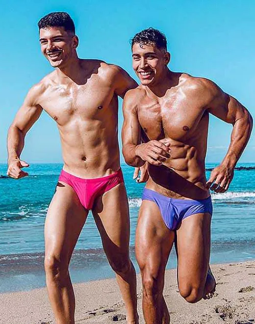 2EROS Sustainable Beachwear^V10 Core (Series 2)-Fuchsia Red