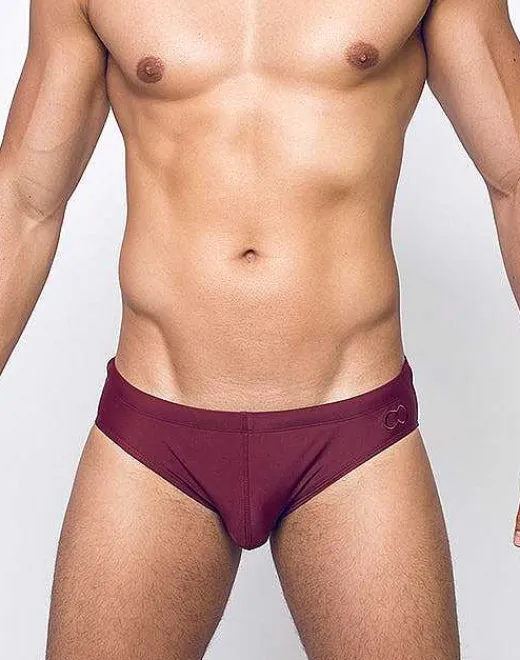 2EROS Sustainable Beachwear^V10 Core Swimwear (Series 2)-Tawny Port