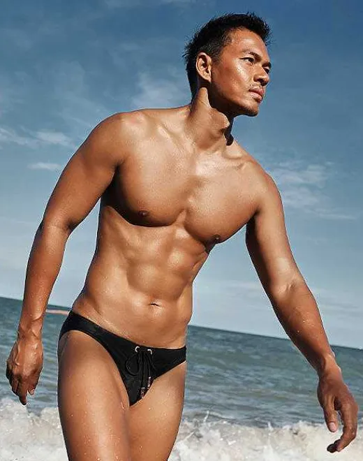 2EROS Sustainable Beachwear^V20 Core Swimwear-Black
