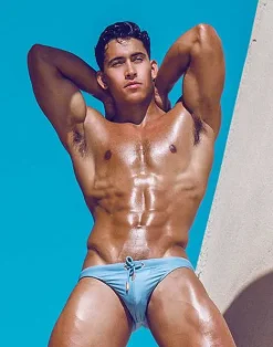 2EROS Swimwear^V20 Core Swimwear-Faded Denim
