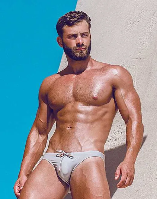 2EROS Sustainable Beachwear^V20 Core Swimwear-String Brown