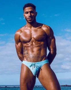 2EROS Swimwear^V20 Print Swim Brief-Nautica Green