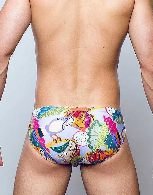 2EROS Swimwear^V10 Print Swimwear-Aves Purple