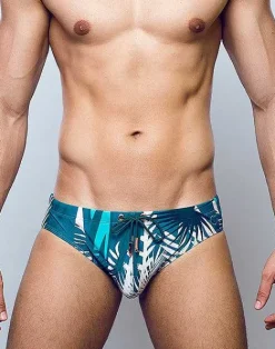 2EROS Swimwear^V10 Print Swimwear-Feuille Green