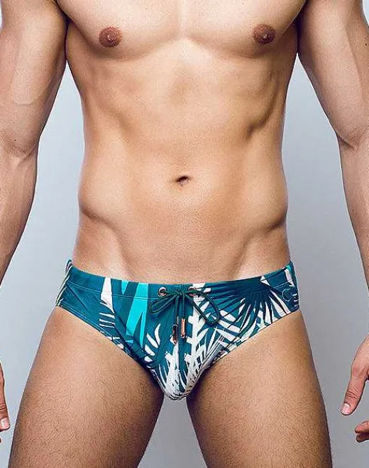 2EROS Swimwear^V10 Print Swimwear-Feuille Green