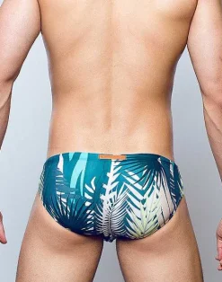 2EROS Swimwear^V10 Print Swimwear-Feuille Green