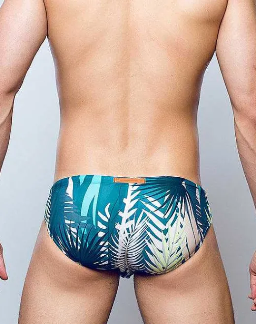 2EROS Swimwear^V10 Print Swimwear-Feuille Green